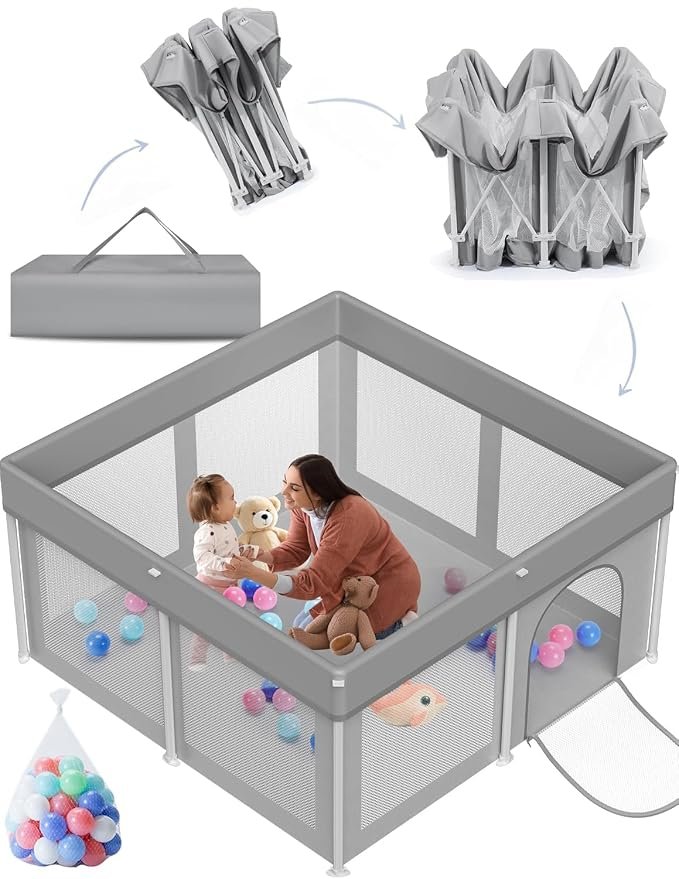 FOLDABLE PLAYPEN (120x120 cm)