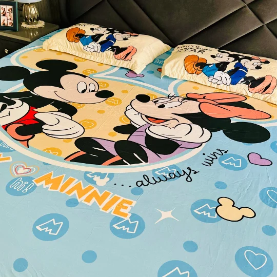 Mickey & Minnie Bedsheet (premium)